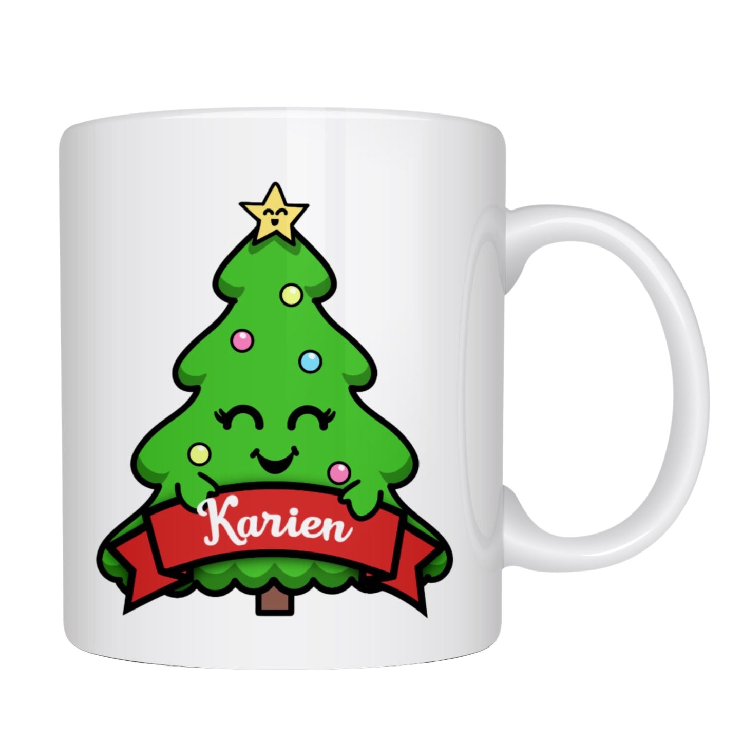 Personalized Christmas Tree Mug