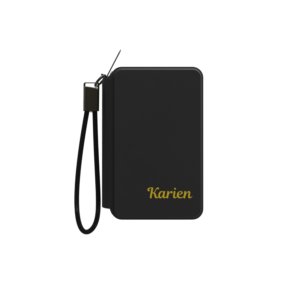 Travel Tech Wallet with Charging Cable