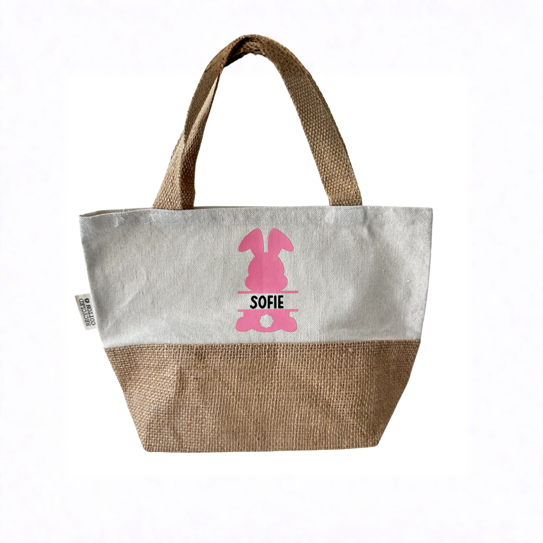 Personalized Bunny Tote Bag