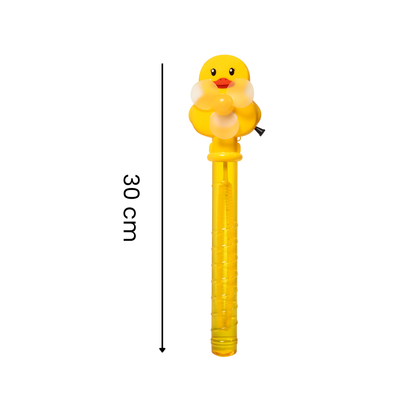 Duck Hand Fan & Bubble Stick 2 in 1 (5 pcs Mixed Colors)