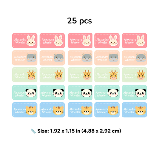 School Sticker Labels