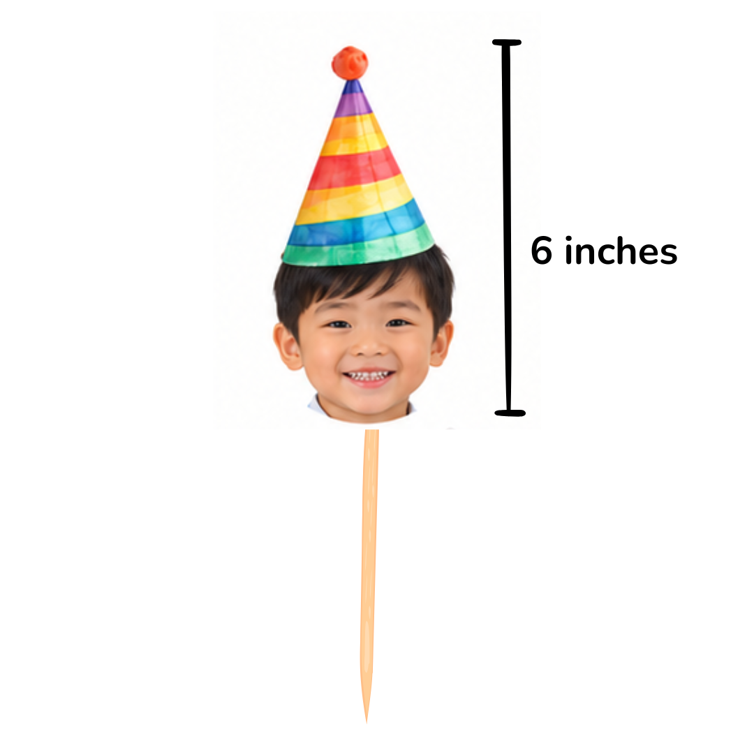 Custom Face Toppers – 6 inches