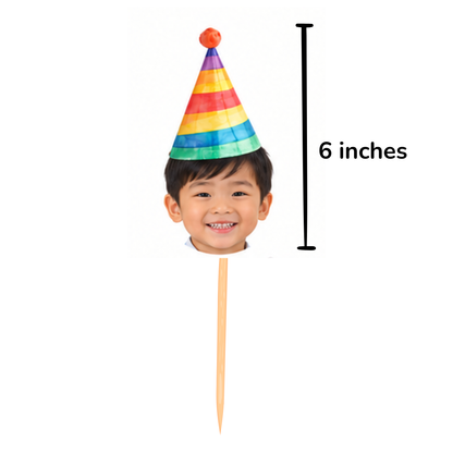 Custom Face Toppers – 6 inches