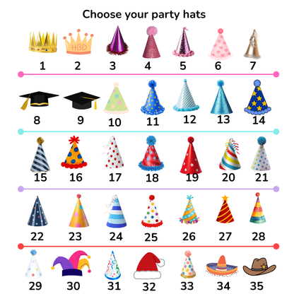 Custom Face Cupcake Toppers – 2.5 inches (Set of 6)