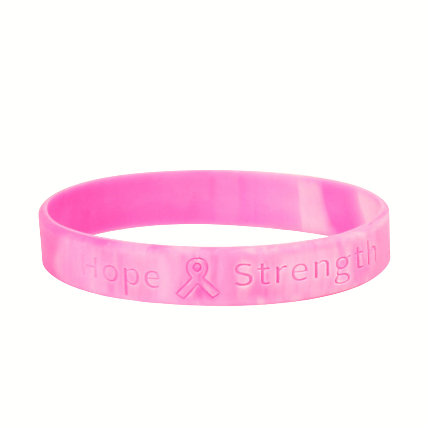 Breast Cancer Awareness Wristbands Set of 4
