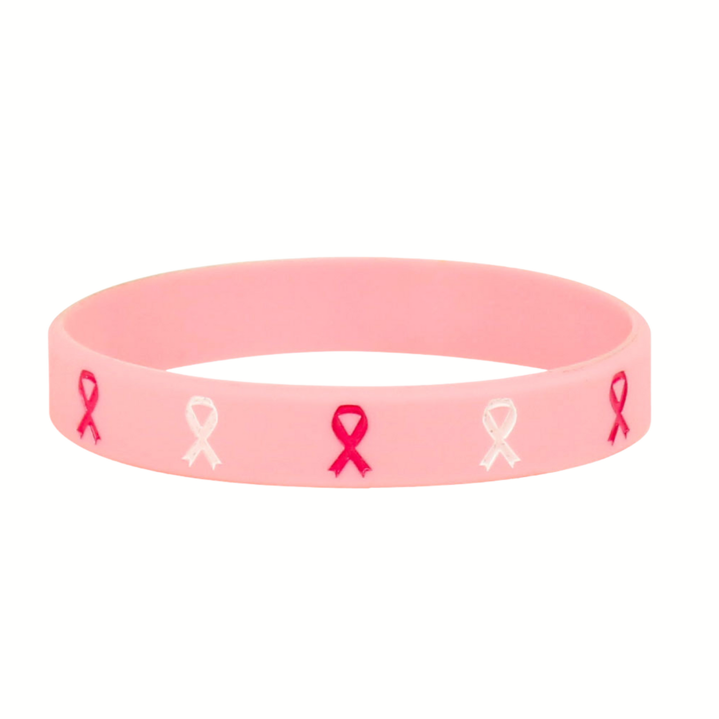 Breast Cancer Awareness Wristbands Set of 4