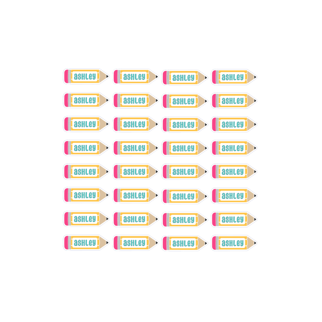 School Sticker Labels