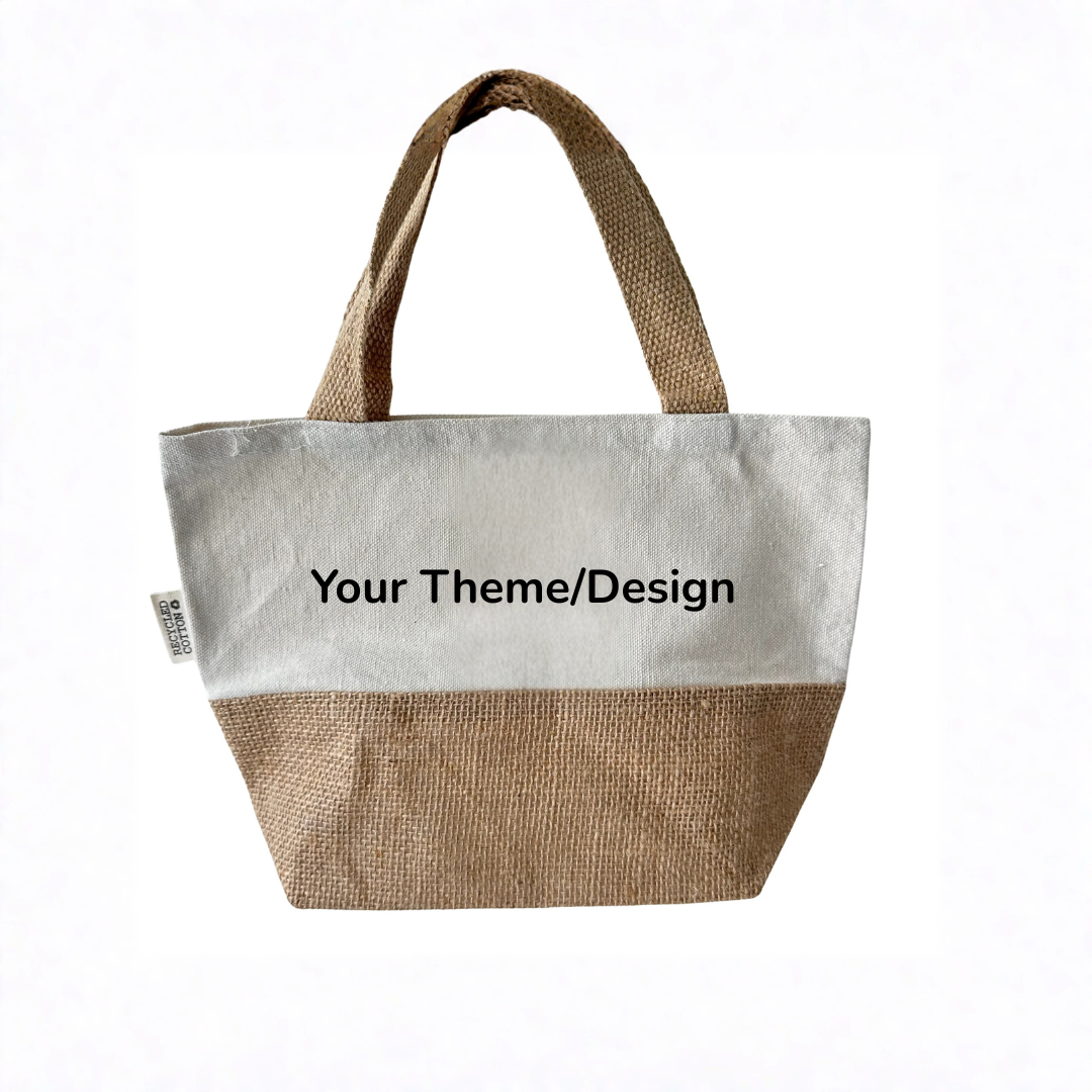 Custom Mini Tote Bag – Set of 10