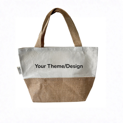 Custom Mini Tote Bag – Set of 10