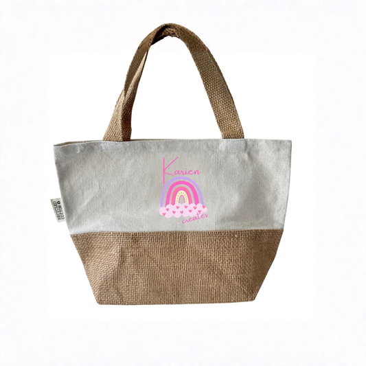 Custom Mini Tote Bag – Set of 10