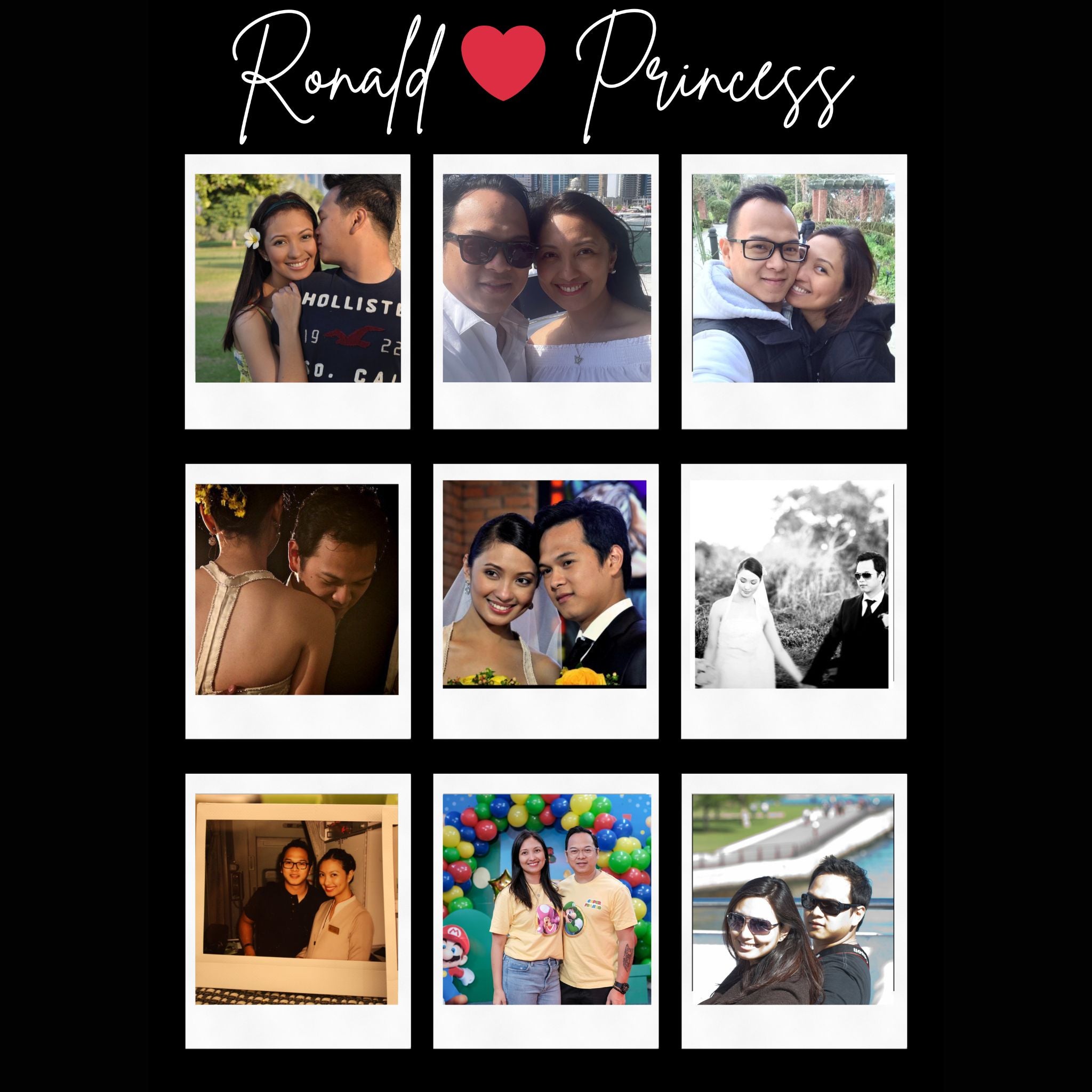 Couple’s Collage Picture Frame