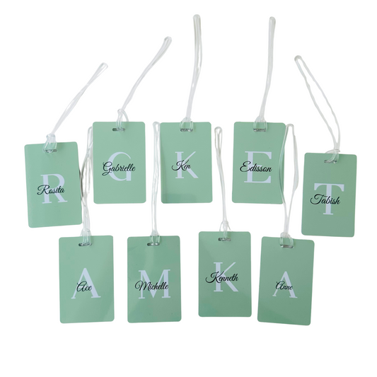 Personalized Monogram Bag Tag