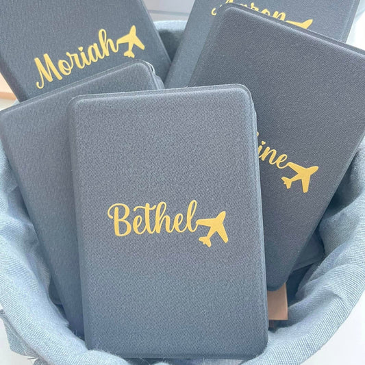 Personalized Passport Holder with Notebook