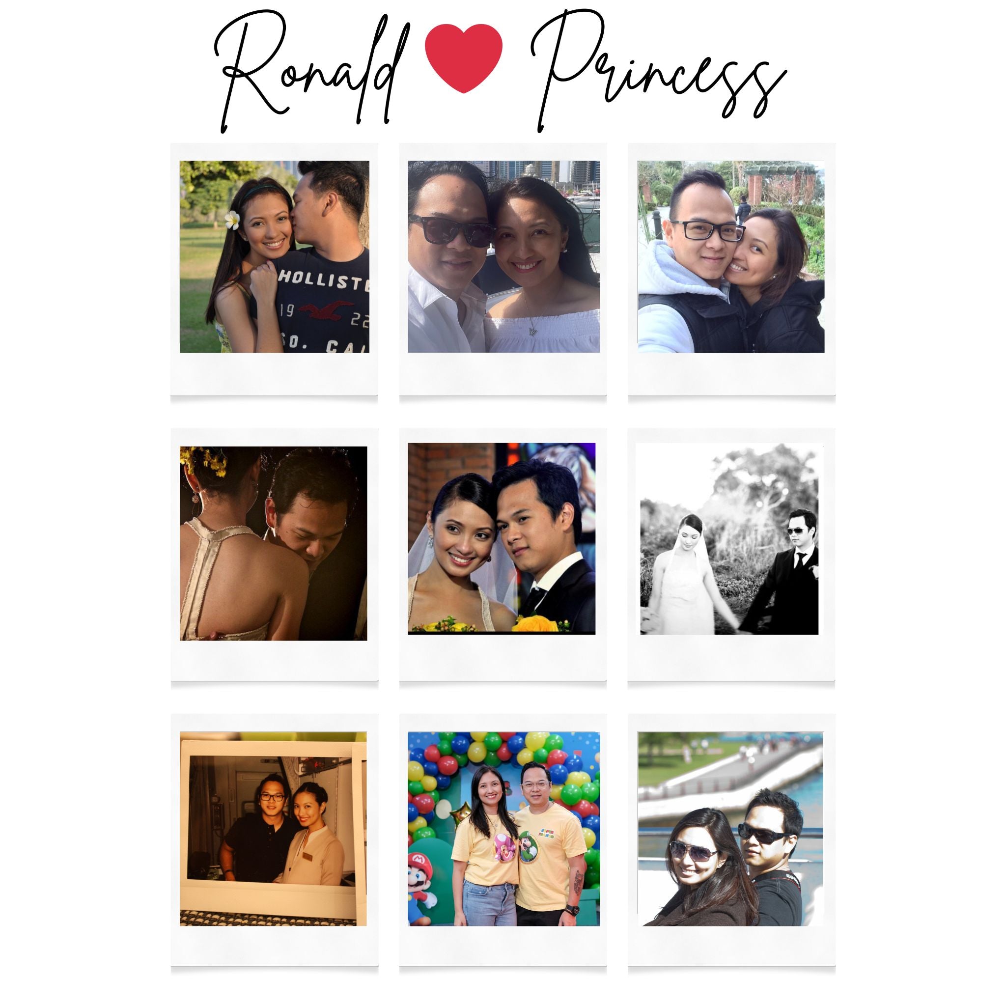 Couple’s Collage Picture Frame