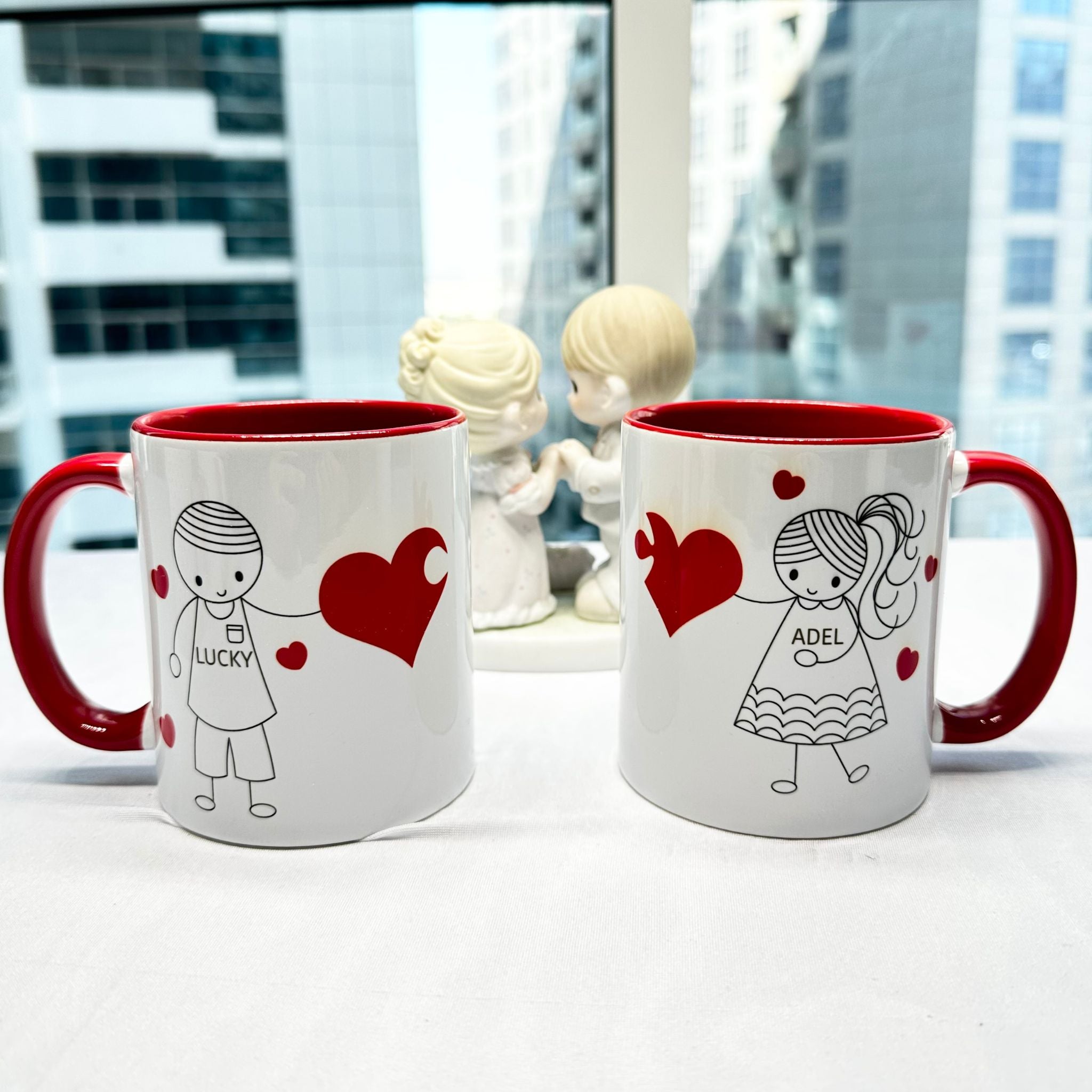 Personalized His & Hers Couples Mug Set