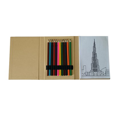 A5 Creative Coloring Book Set