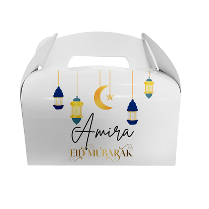 Personalized Eid Mubarak Gable Box