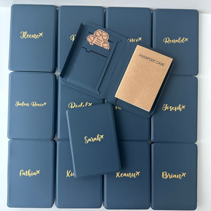 Personalized Passport Holder with Notebook