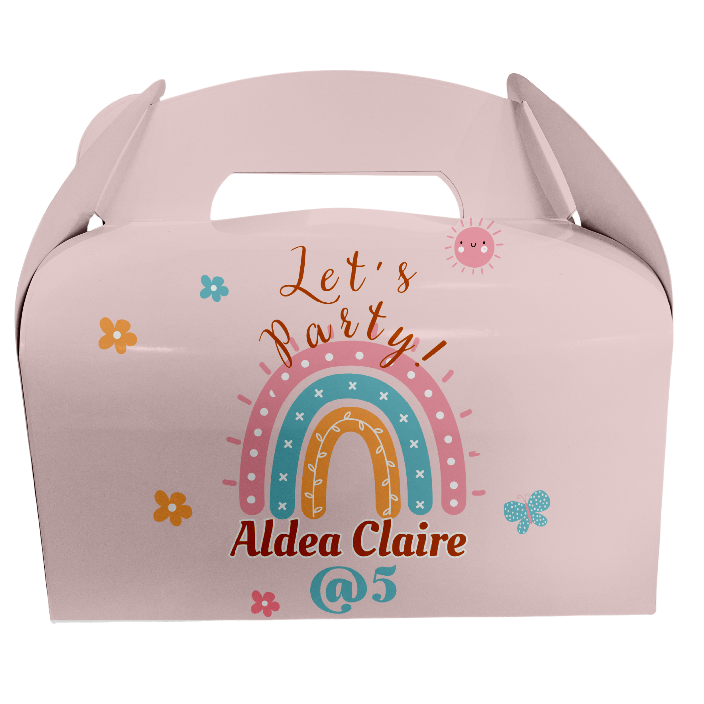 Customized Gable Box | Birthday Favor Box  6 pcs