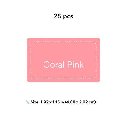 Custom Sticker Label Set – Choose Your Color & Character | 25pcs