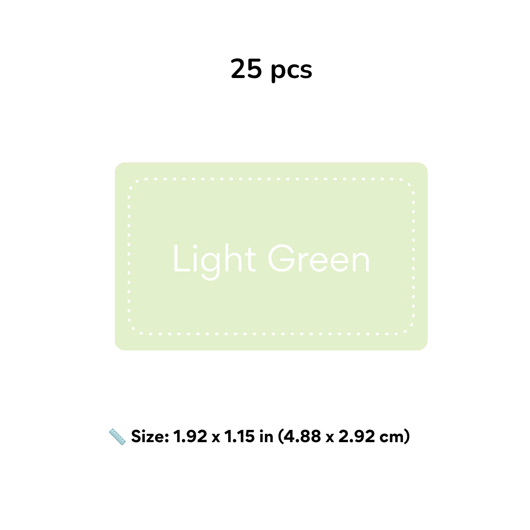 Custom Sticker Label Set – Choose Your Color & Character | 25pcs