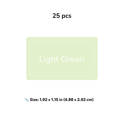 Custom Sticker Label Set – Choose Your Color & Character | 25pcs