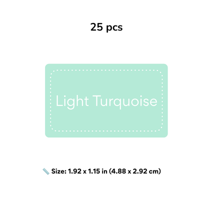 Custom Sticker Label Set – Choose Your Color & Character | 25pcs