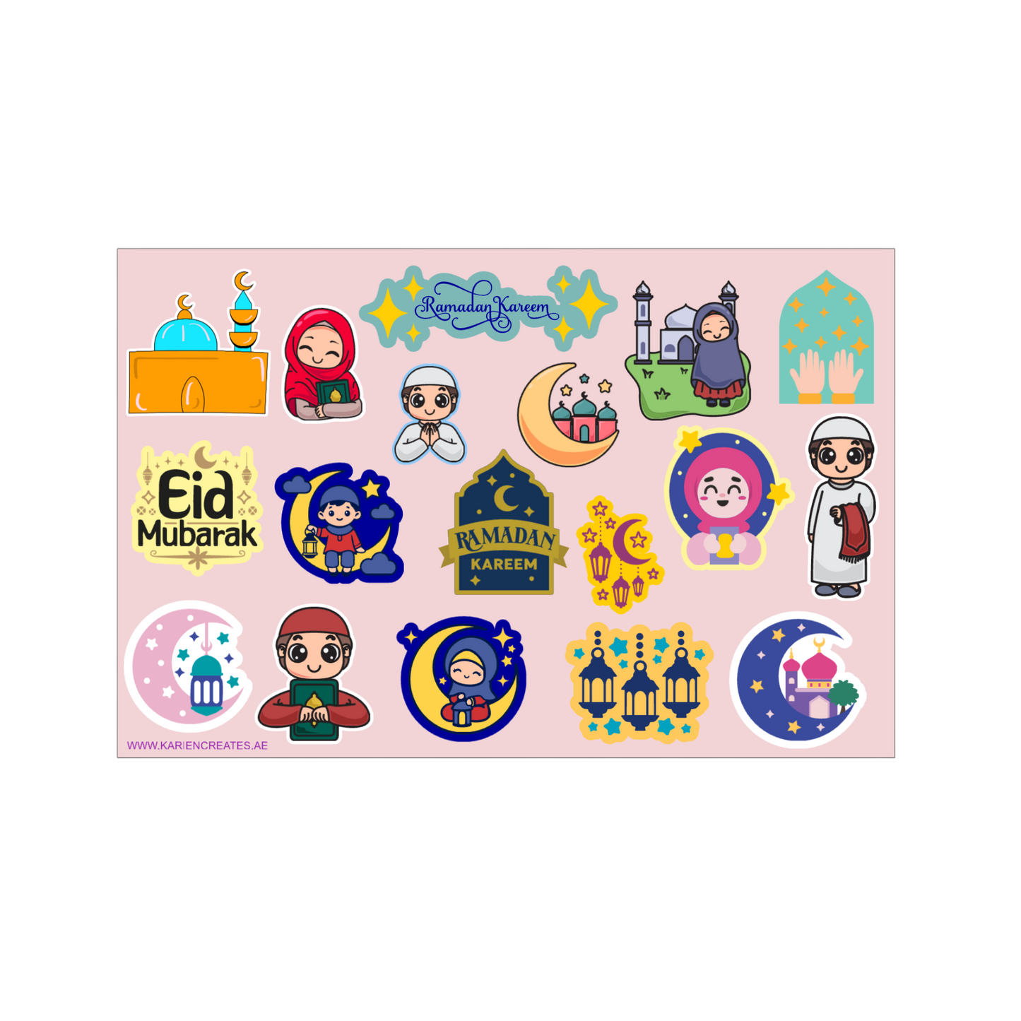 Ramadan Kids' Sticker Sheet