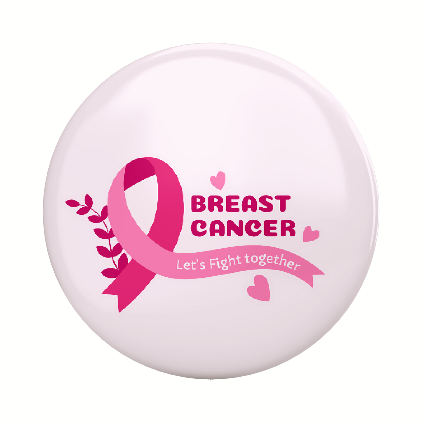 Breast Cancer Awareness Pin Badge Set of 4