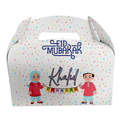 Personalized Eid Mubarak Gable Box