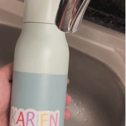 Pastel Rainbow Custom Name Stickers