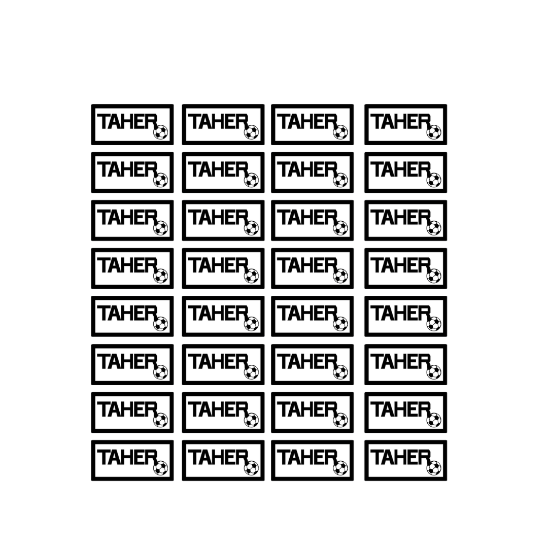 School Sticker Labels